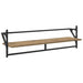 Set rafturi de perete 6 pcs Stejar Artizanal 100 x 25 x 30 cm - WALTI WALTI