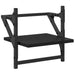 Set rafturi de perete 6 pcs Stejar Negru 100 x 25 x 30 cm - WALTI WALTI
