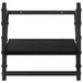 Set rafturi de perete 6 pcs Stejar Negru 100 x 25 x 30 cm - WALTI WALTI