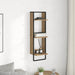 Raft de perete Stejar Artizanal 30 x 25 x 100 cm Lemn compozit - WALTI WALTI