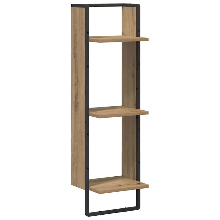 Raft de perete Stejar Artizanal 30 x 25 x 100 cm Lemn compozit - WALTI WALTI