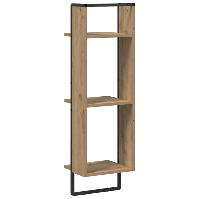 Raft de perete Stejar Artizanal 30 x 25 x 100 cm Lemn compozit - WALTI WALTI