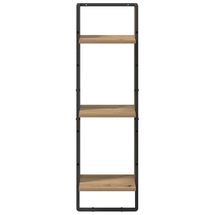 Raft de perete Stejar Artizanal 30 x 25 x 100 cm Lemn compozit - WALTI WALTI