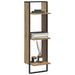 Raft de perete Stejar Artizanal 30 x 25 x 100 cm Lemn compozit - WALTI WALTI