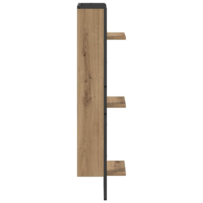 Raft de perete Stejar Artizanal 30 x 25 x 100 cm Lemn compozit - WALTI WALTI