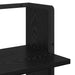 Raft de perete Stejar Negru 30 x 25 x 100 cm Lemn compozit - WALTI WALTI