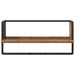 Set rafturi de perete cu raft 4 pcs Lemn Vechi 65 x 25 x 30 cm - WALTI WALTI