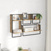 Set rafturi de perete 4 pcs Stejar Artizanal 65 x 25 x 30 cm - WALTI WALTI
