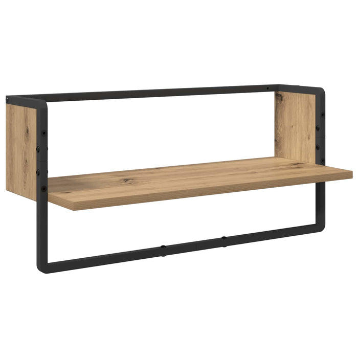 Set rafturi de perete 4 pcs Stejar Artizanal 65 x 25 x 30 cm - WALTI WALTI