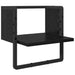 Set rafturi de perete 4 pcs Stejar Negru 65 x 25 x 30 cm - WALTI WALTI
