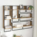 Set rafturi de perete 6 pcs Stejar Artizanal 100 x 25 x 30 cm - WALTI WALTI