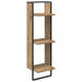 Set rafturi de perete 6 pcs Stejar Artizanal 100 x 25 x 30 cm - WALTI WALTI