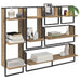 Set rafturi de perete 6 pcs Stejar Artizanal 100 x 25 x 30 cm - WALTI WALTI