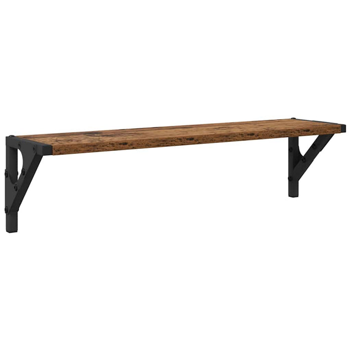 Șemele de perete 2 buc. Lemn Vechi 60 x 15 x 15,5 cm WALTI