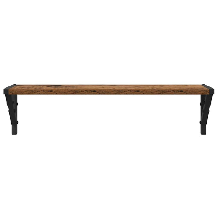 Șemele de perete 2 buc. Lemn Vechi 60 x 15 x 15,5 cm WALTI