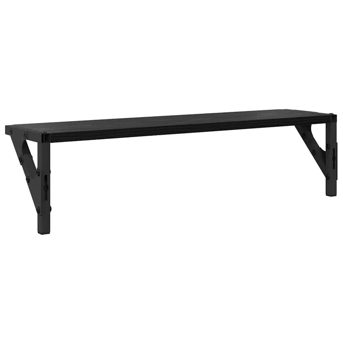 Șemele de perete cu raft 2 pcs Stejar Negru 60 x 15 x 15,5 cm - WALTI WALTI