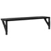 Șemele de perete cu raft 2 pcs Stejar Negru 60 x 15 x 15,5 cm - WALTI WALTI