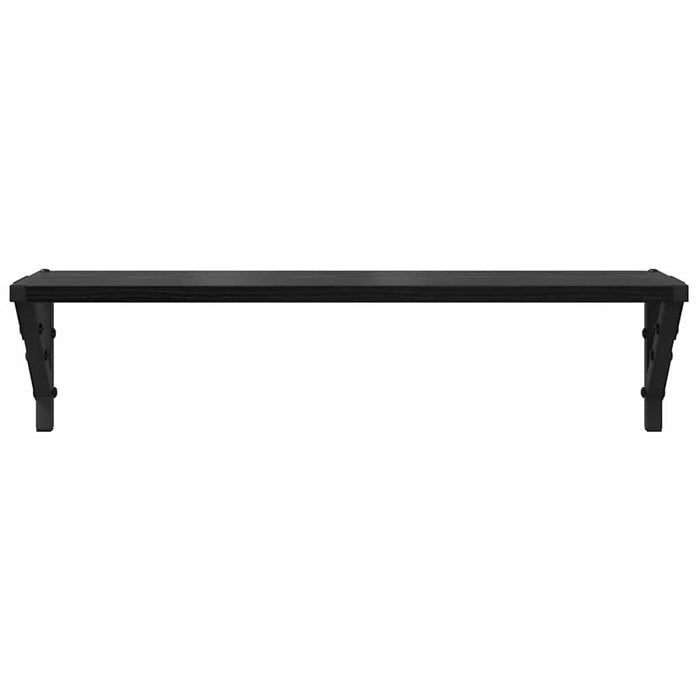 Șemele de perete cu raft 2 pcs Stejar Negru 60 x 15 x 15,5 cm - WALTI WALTI