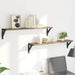 Șemele de perete 2 pcs Stejar Artizanal 80 x 15 x 15,5 cm - WALTI WALTI