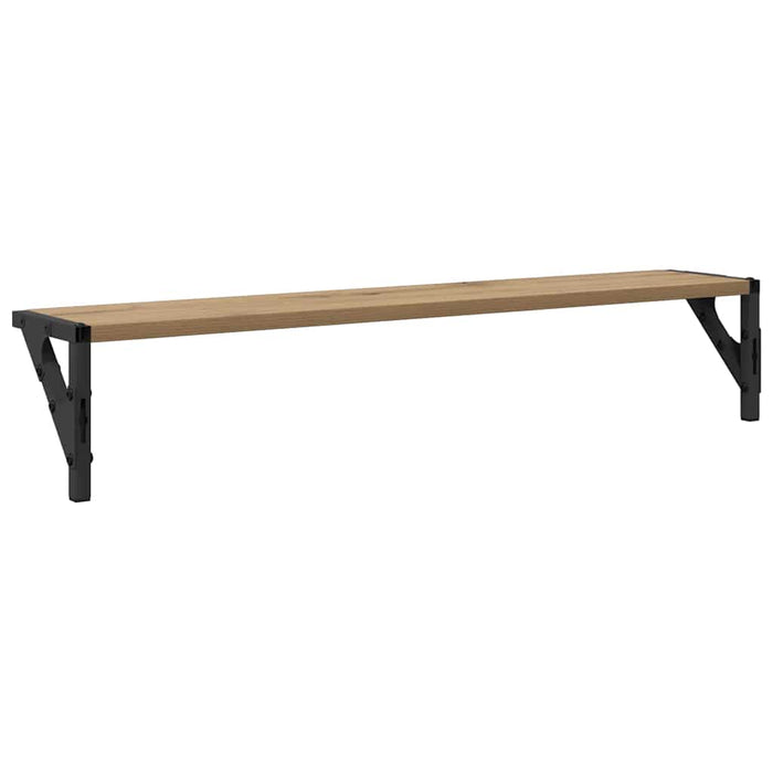 Șemele de perete 2 pcs Stejar Artizanal 80 x 15 x 15,5 cm - WALTI WALTI