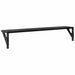Șemele de perete cu raft 2 pcs Stejar Negru 80 x 15 x 15,5 cm - WALTI WALTI