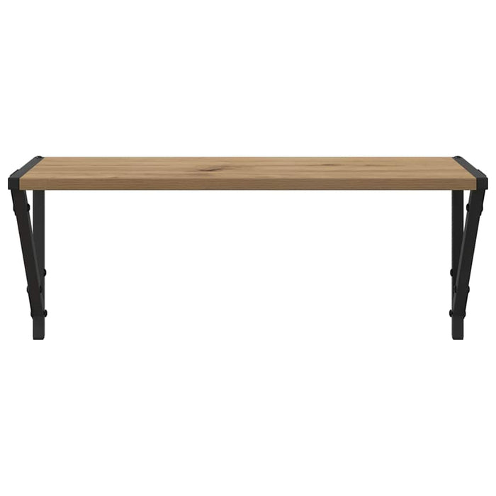 Șemele de perete 2 pcs Stejar Artizanal 60 x 25 x 25,5 cm - WALTI WALTI