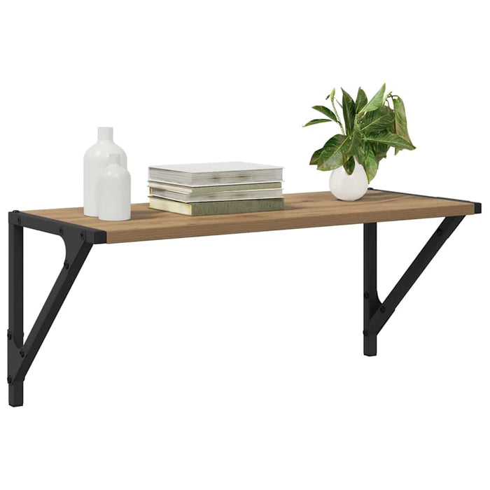 Șemele de perete 2 pcs Stejar Artizanal 60 x 25 x 25,5 cm - WALTI WALTI
