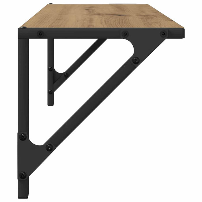 Șemele de perete 2 pcs Stejar Artizanal 60 x 25 x 25,5 cm - WALTI WALTI