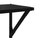 Șemele de perete cu raft 2 pcs Stejar Negru 80 x 25 x 25,5 cm - WALTI WALTI