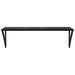 Șemele de perete cu raft 2 pcs Stejar Negru 80 x 25 x 25,5 cm - WALTI WALTI
