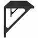 Șemele de perete cu raft 2 pcs Stejar Negru 80 x 25 x 25,5 cm - WALTI WALTI