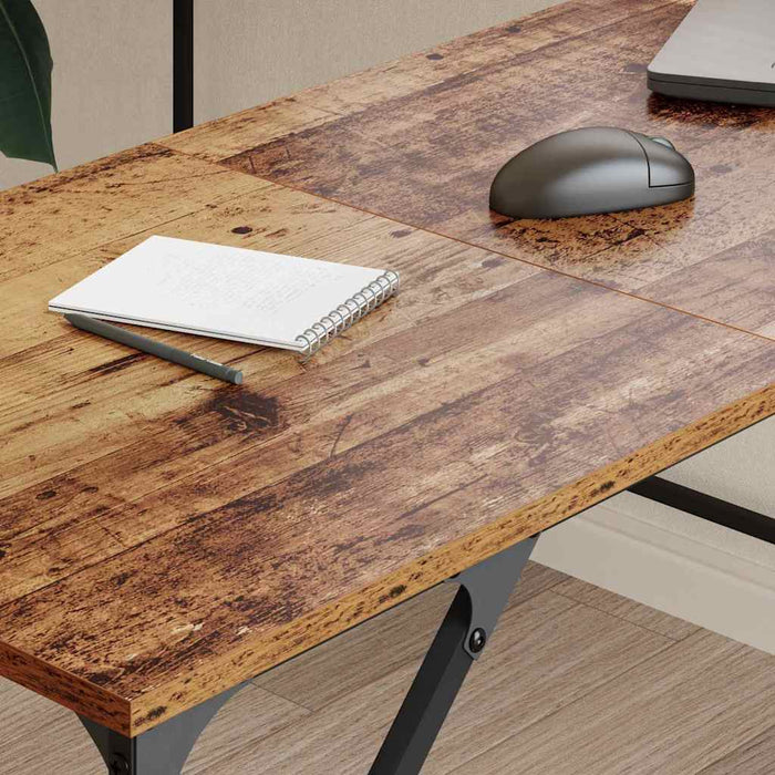 Birou Lemn Vechi 149 x 149 x 75 cm Lemn compozit - WALTI WALTI