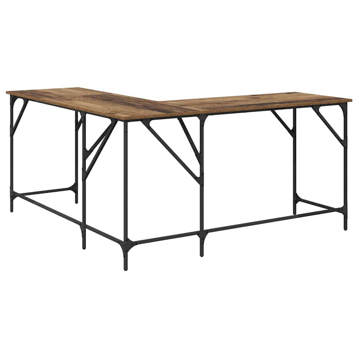 Birou Lemn Vechi 149 x 149 x 75 cm Lemn compozit - WALTI WALTI