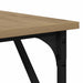 Birou Stejar Artizanal 149 x 149 x 75 cm Lemn compozit - WALTI WALTI