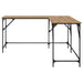 Birou Stejar Artizanal 149 x 149 x 75 cm Lemn compozit - WALTI WALTI