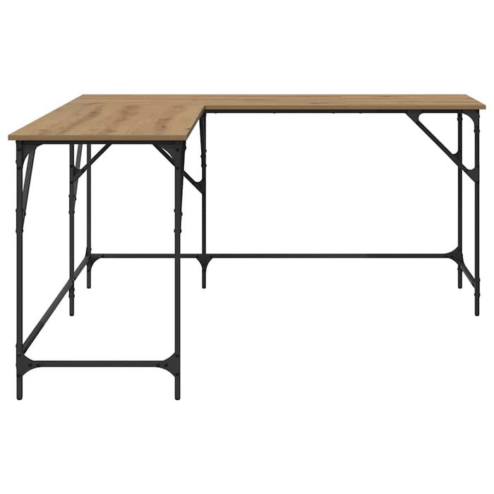 Birou Stejar Artizanal 149 x 149 x 75 cm Lemn compozit - WALTI WALTI