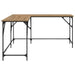 Birou Stejar Artizanal 149 x 149 x 75 cm Lemn compozit - WALTI WALTI