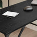Birou Stejar Negru 149 x 149 x 75 cm Lemn compozit - WALTI WALTI