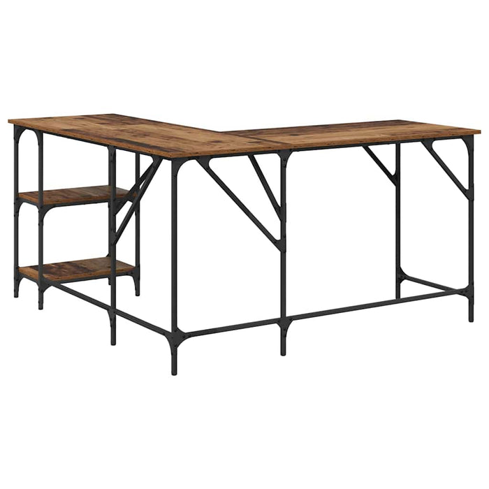 Birou Lemn Vechi 139 x 139 x 75 cm Lemn compozit - WALTI WALTI