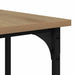 Birou Stejar Artizanal 139 x 139 x 75 cm Lemn compozit - WALTI WALTI