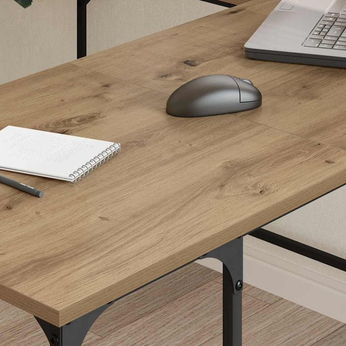 Birou Stejar Artizanal 139 x 139 x 75 cm Lemn compozit - WALTI WALTI