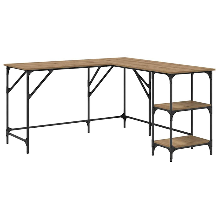 Birou Stejar Artizanal 139 x 139 x 75 cm Lemn compozit - WALTI WALTI