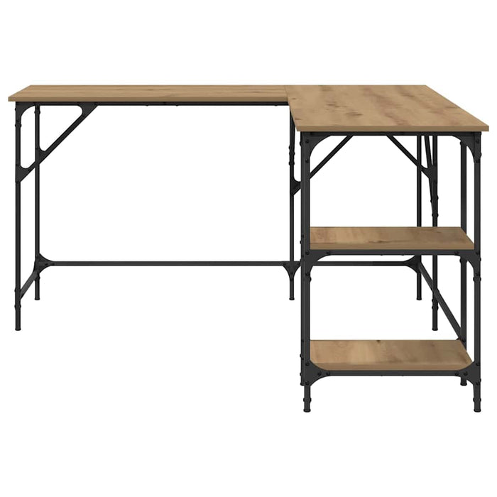 Birou Stejar Artizanal 139 x 139 x 75 cm Lemn compozit - WALTI WALTI