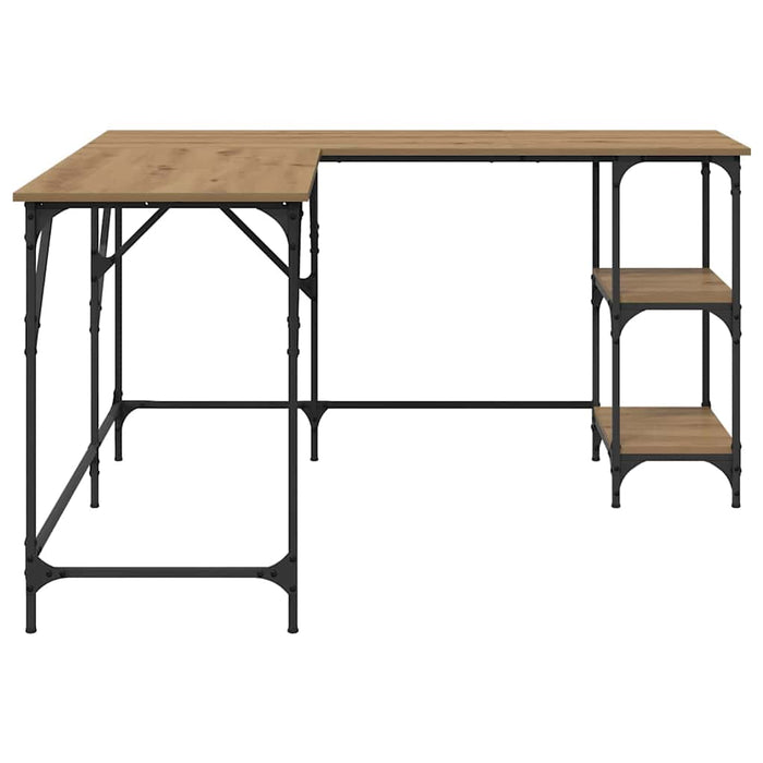 Birou Stejar Artizanal 139 x 139 x 75 cm Lemn compozit - WALTI WALTI
