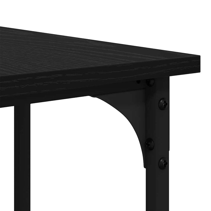 Birou Stejar Negru 139 x 139 x 75 cm Lemn compozit - WALTI WALTI