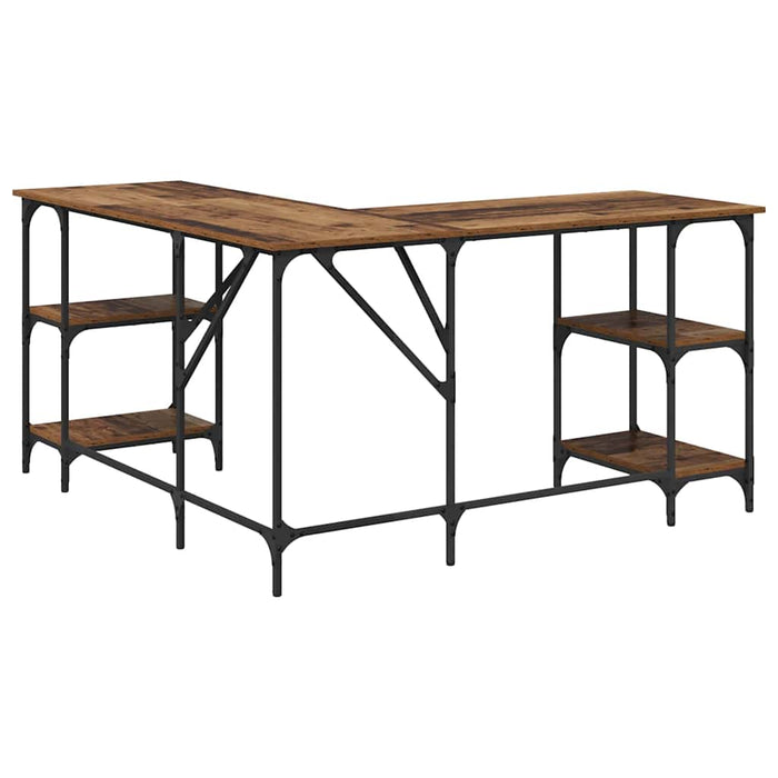 Birou Lemn Vechi 139 x 139 x 75 cm Lemn compozit - WALTI WALTI