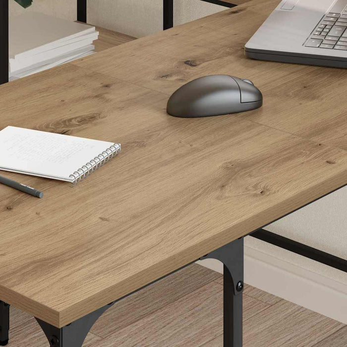 Birou Stejar Artizanal 139 x 139 x 75 cm Lemn compozit - WALTI WALTI