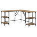 Birou Stejar Artizanal 139 x 139 x 75 cm Lemn compozit - WALTI WALTI
