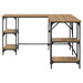Birou Stejar Artizanal 139 x 139 x 75 cm Lemn compozit - WALTI WALTI