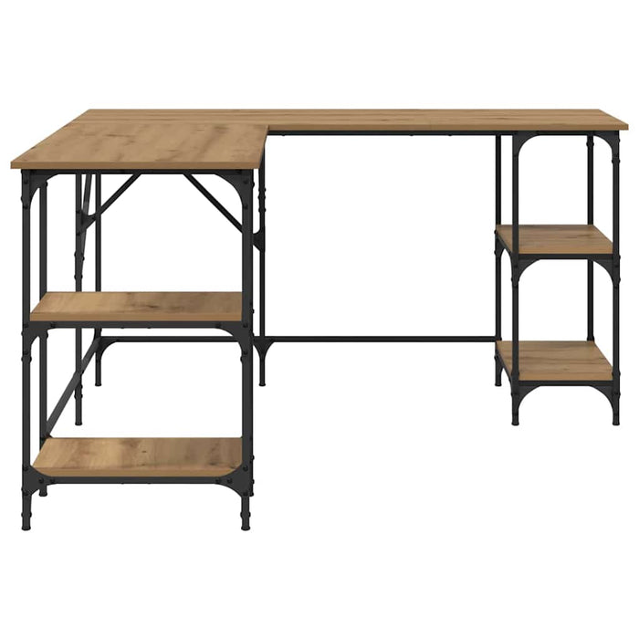 Birou Stejar Artizanal 139 x 139 x 75 cm Lemn compozit - WALTI WALTI